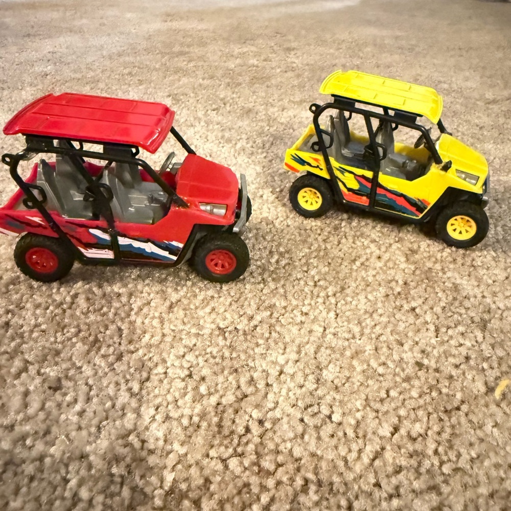 UTV Polaris Toy Set of 2. Diecast Models. Pull Back